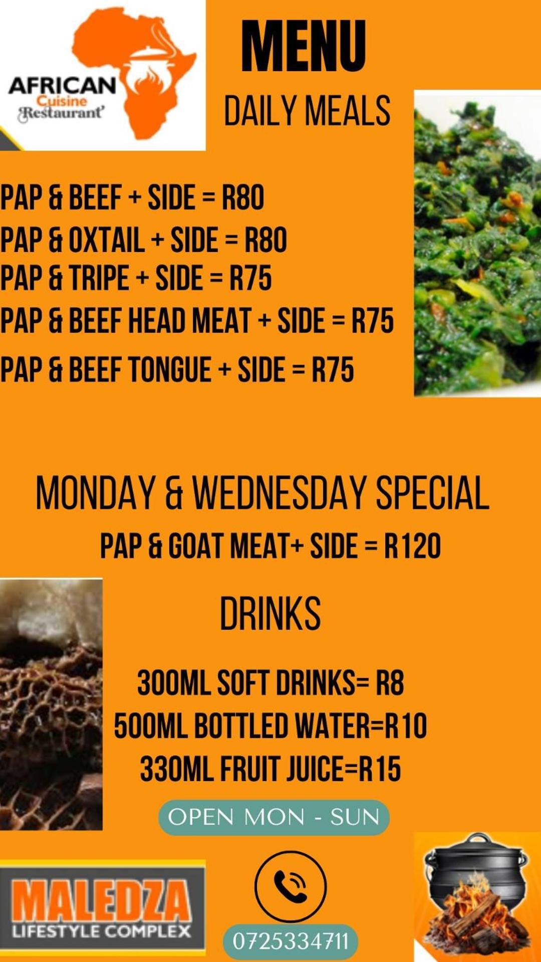 African Cuisine Restaurant Bed and Breakfast Giyani Εξωτερικό φωτογραφία